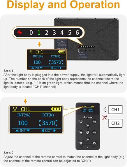 VIJIM K20 Professional Key Light – студійне LED-освітлення для стрімінгу та відеозйомки | Зображення 3