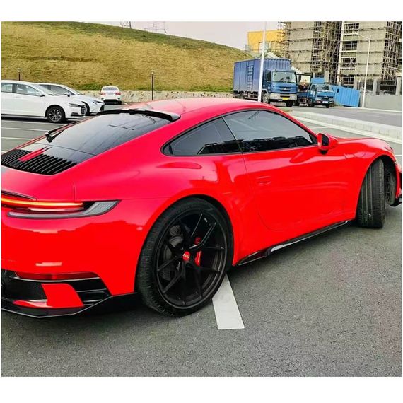 Боковые Пороги V2 (Карбон) для Porsche 911 2018- гг | Зображення 3