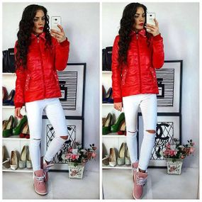 Куртка утеплена з капюшоном ( зірочки), арт.208, колір коралл