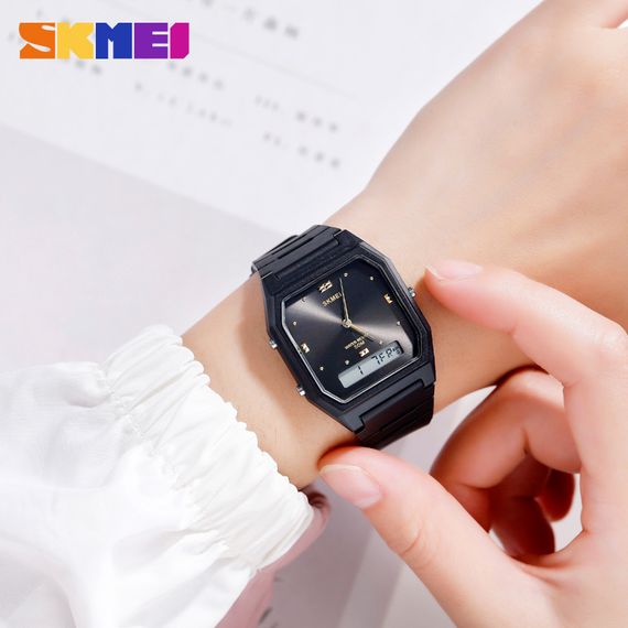 Жіночий годинник Skmei 1604BKBK Black | Зображення 2