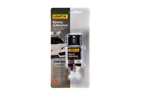 Клей эпоксидный для металла Unifix - 6г шприц серый (940029)