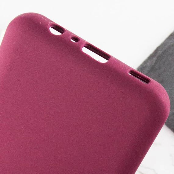 Чохол Silicone Cover Lakshmi Full Camera (AAA) для Samsung Galaxy A07 Бордовий / Plum | Зображення 6