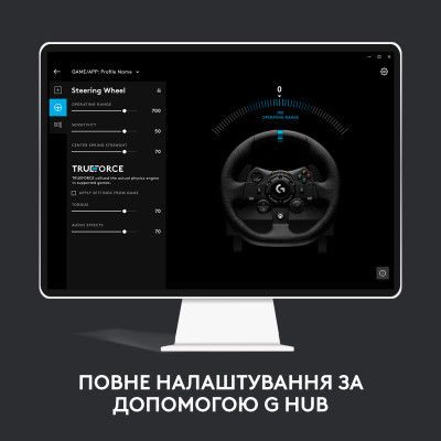 Руль Logitech G923 Racing Wheel and Pedals for Xbox One and PC Black (941-000158) | Зображення 3