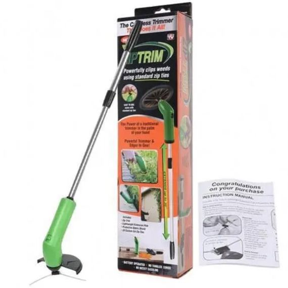 Газонокосарка для саду Zip Trim акумуляторна, Тример для трави та кущів для підстригання газону | Зображення 1
