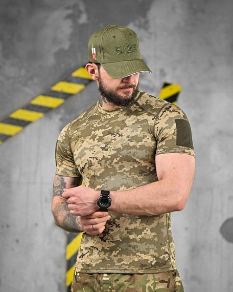 Тактична футболка hermit піксель coolpass (хороша якість)ВТ1168 | Зображення 1