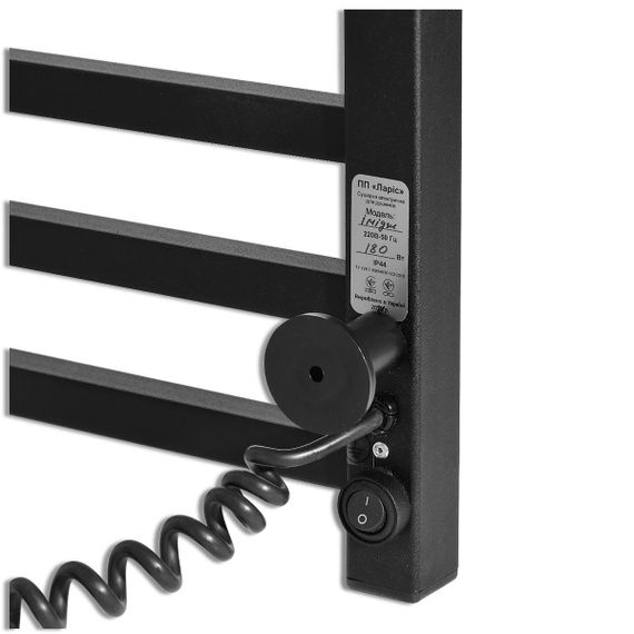 Электрическая полотенцесушилка Laris Зебра Имидж ЧФЧ12 350 х 900 Е (подкл. cправа) R3 | Зображення 5