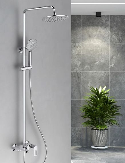 Душова система універсальна Lidz Latwa 1030, Chrome (k35) LDLAT1030CRM45417 | Зображення 2