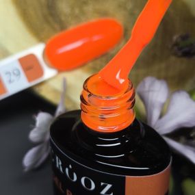 Гель-лак Crooz 29 (неоново-помаранчевий) 8мл