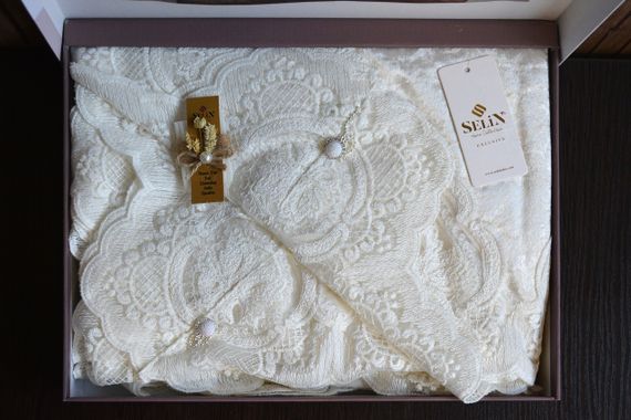 Велюровая скатерть Selin Meltem 160х350 Кремовый | Зображення 3