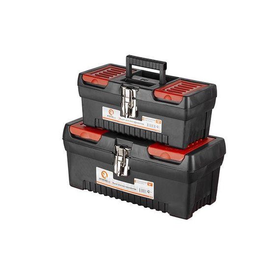 Комплект ящиків з метал. замками, 2 од. INTERTOOL BX-0009 | Зображення 1