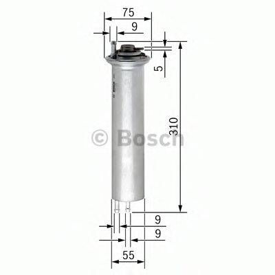 Фільтр палив. BMW 5 (E39) (вир-во Bosch) BOSCH 0450905960 на BMW 5 седан (E39)
