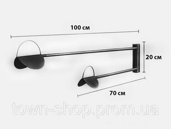 Бра настенное LED WSE14-bk-k Черный 20х20х100 см. | Зображення 2