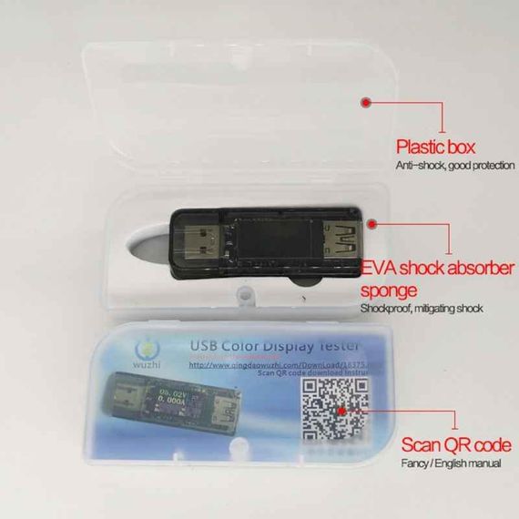 USB тестер струму, напруги, потужності 4-30В 0-5А 2xUSB з таймером | Зображення 3