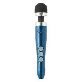 Вібромасажер DOXY Die Cast 3R - Blue Flame, дуже потужний, перезаряджуваний, металевий корпус Sex Aura