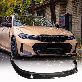 Накладка на передній бампер Lip V2 (для M-Sport 2022-2025, Карбон) для BMW 3 серія G20/21 2018- рр