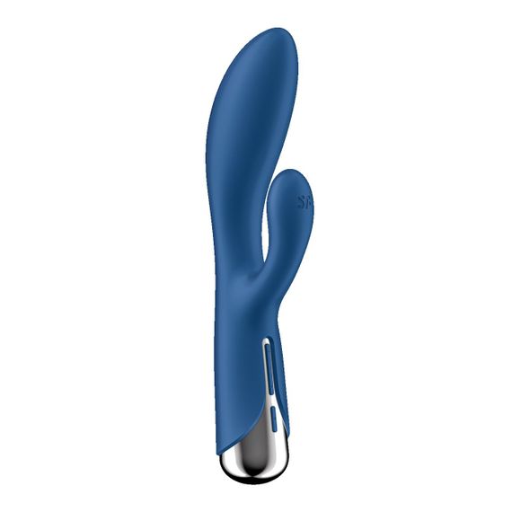 Вібратор-кролик з ротацією Satisfyer Spinning Rabbit 1 Blue, 3 мотори | Зображення 4