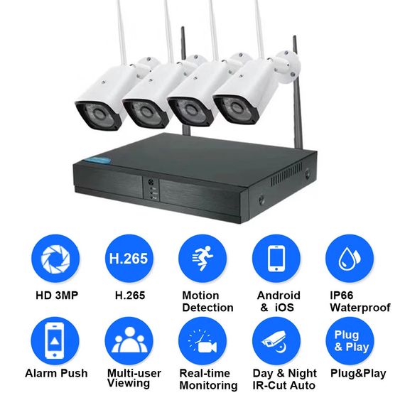 Відеоспостереження WiFi з надійним захистом XPRO NVR-601 (NVR-601_4604) | Зображення 1