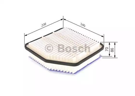 Фільтр повітряний TOYOTA RAV4, LEXUS IS, BOSCH (F026400176) | Зображення 4