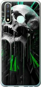 Чехол на Vivo Y19 Череп-часы "4100u-630-17620"