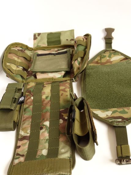 Аптечка тактична військова швидкого знімання Мультикам з двома знімними підсумками для турнікету на MOLLE GEN 4 | Зображення 8