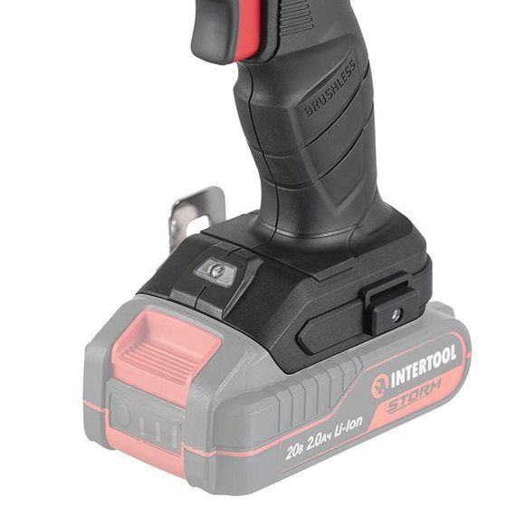 Гайкокрут ударний акумуляторний з безщітковим двигуном 20 В, 300 Nm, 0-2500 об/хв, 0-3000 уд/хв, 1/2", без ЗП | Зображення 8