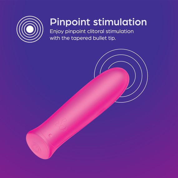 Вибропуля Wonder Bullet цвет: розовый So Divine (Великобритания) Sex Aura | Зображення 2