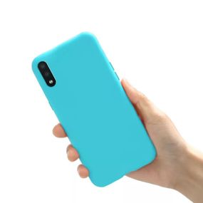 Чохол Candy Silicone для Samsung Galaxy A02 колір Бірюзовий