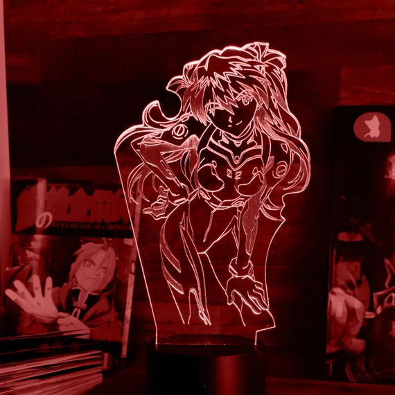 Акриловый светильник-ночник Аска Лэнгли Сорью красный tty-n001565