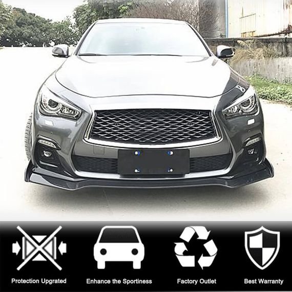 Карбоновые накладки на противотуманные фары (для Q50 Sport 2018-2022) для Infiniti Q50/Q60 | Зображення 2