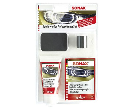 Sonax Набор для полировки пластиковых фар