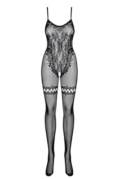 Боді-комбінезон чорного кольору Obsessive F213 S-L | Зображення 2