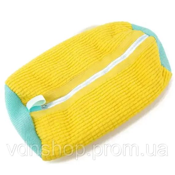 Чохол із мікрофібри на блискавці для прання взуття в пральній машині | Зображення 4