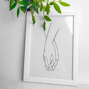 Постер в рамке Завжди 21х30см, A4 (WMT4_21L007_WH)