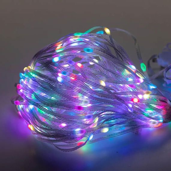Розумна гірлянда Smart штора 400 LED 3*3 м з керуванням зі смартфона, мультиколор | Зображення 5