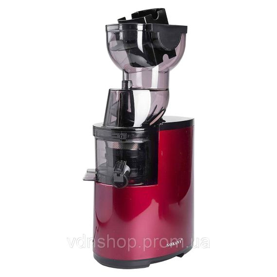 Соковижималка шнекова для томатів 300 Вт 2 швидкості Червоний Sokany JE-25 | Зображення 1