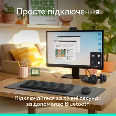 Клавиатура Logitech K250 Bluetooth UA Graphite (920-013822) | Зображення 1