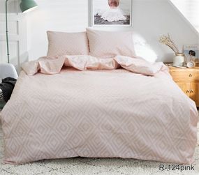Комплект постельного белья TAGtekstil ранфорс полуторный R124pink