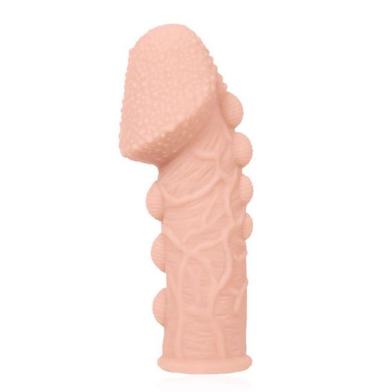 Насадка на член Kokos Extreme Sleeve ES.09 размер S, утолщающая, стимулирующий рельеф sexstyle