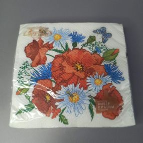 Салфетки столовые La Fleur 33х33 см 16 шт