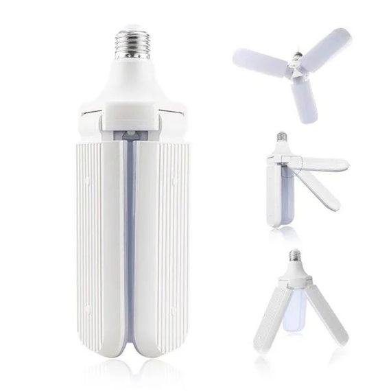 Світлодіодна лампа Fan Blade Led 45W E27 потрійна у формі вентилятора