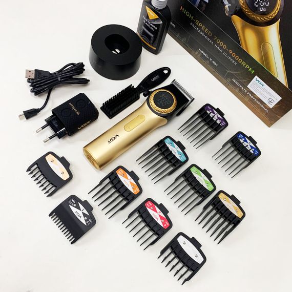 Професійна машинка для стрижки голови, Професійний тример з набором насадок, Електромашинка для стрижки YH-35 | Зображення 5