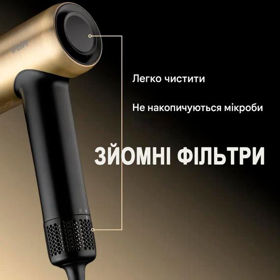 Фен професійний VGR V-441, 4 режими, насадка-концентратор, 1400 Вт | Зображення 4