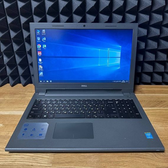 Ноутбук Б-клас Dell Vostro 3546 / 15.6" (1366x768) TN / Intel Core i3-4005U (2 (4) ядра по 1.7 GHz) / 8 GB DDR3 / 128 GB SSD / Intel HD Graphics 4400 / WebCam / Win 10 б/в | Зображення 1