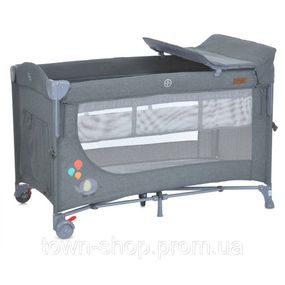 Кроватка-манеж 2 в 1 UNITY+ ME 1098 Gray, до 13 кг