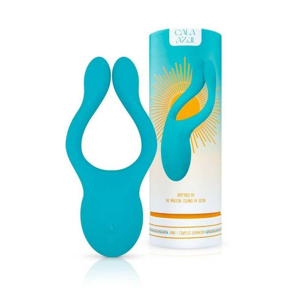 Вібратор для пар Cala Azul Dani I Couples Vibrator — U-подібний, медичний силікон, водозахист, USB-зарядка | Зображення 8