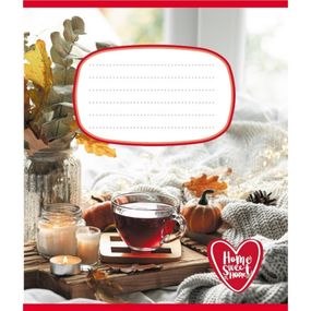 Тетрадь ученическая "Домашний уют" 018-540253L-3 в линию, 18 листов