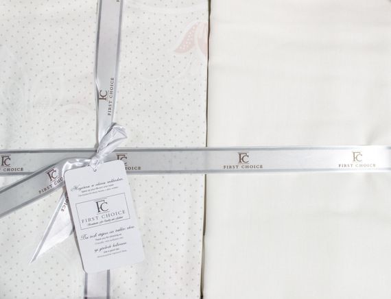 Постільна білизна First Choice Cotton Satin 200х220 Carmina White Сімейний | Зображення 2