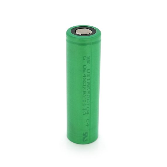 Аккумулятор 18650 Li-Ion Sony US18650VTC4, 2100mAh, 25A, 4.2 / 3.6 / 2.5V, GREEN, 2 шт в упаковке, цена за 1 шт | Зображення 1