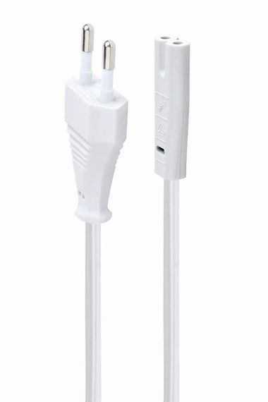 Кабель силовий PC-184/2-W, довжина 1.8 м, 2*0.5 мм кв.
