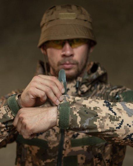 Демісезонний тактичний костюм софтшель Softshell rocket піксель НП4862 | Зображення 6